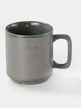 Кружка Magistro Shadow, 270 мл, 15.57.68.5 см, фарфор, серая