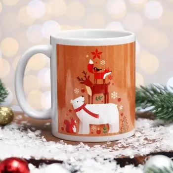 Кружка «Много хорошего» животные, 320 мл