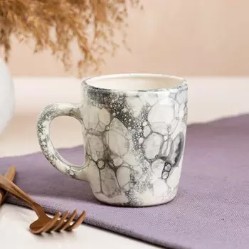 Кружка "Мраморная", керамика, 0.25 л