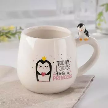 Кружка «Нежность», 400 мл, цвет белый