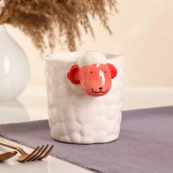 Кружка "Овечка", разноцветная, керамика, 0.5 л, Иран