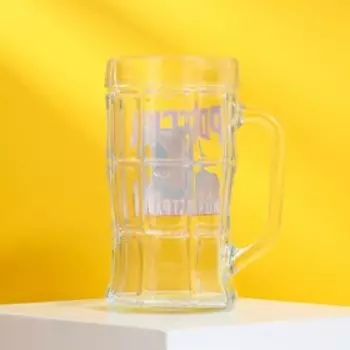 Кружка пивная с надписью «Россия, моя страна», 500 мл