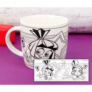 Кружка под роспись, 250 мл «Симка и Верта», Фиксики