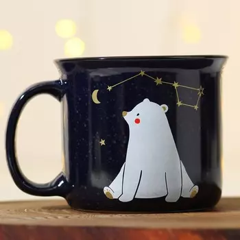 Кружка керамическая новогодняя «Пусть все исполнит Новый год», 450 мл