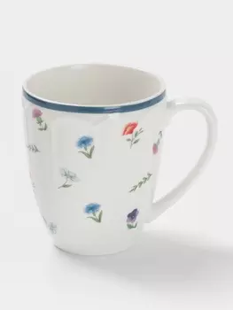 Кружка Доляна «Романс» 400 мл, 12.3910.5 см, фарфор, белая