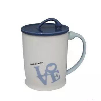 Кружка с крышкой, 350 мл