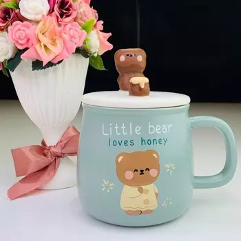 Кружка Lenardi, с крышкой, 360 мл