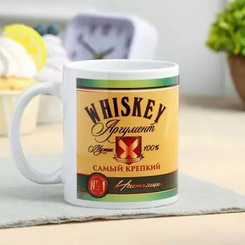 Кружка чайная керамическая Whiskey, 320 мл