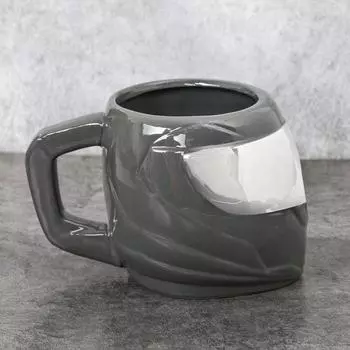 Кружка «Шлем», серая, 600 мл