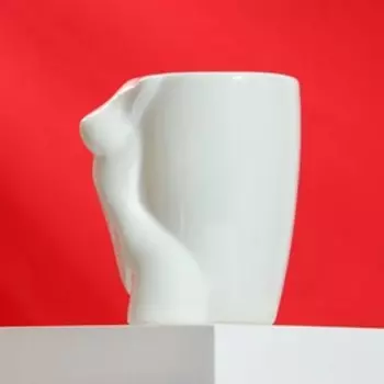 Кружка чайная керамическая «Силуэт», 320 мл, 18+