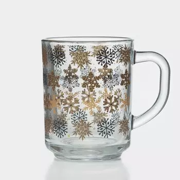 Кружка «Снежинки», 200 мл