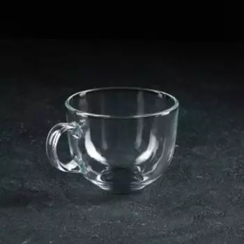 Кружка стеклянная Доляна «Гигант», 450 мл