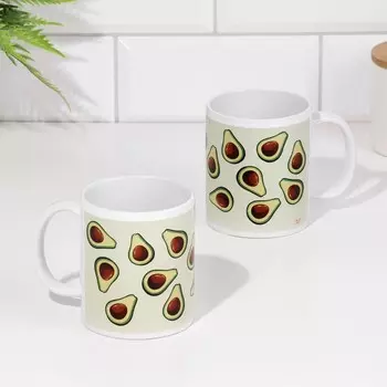 Кружка керамическая «Авокадо», 320 мл