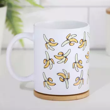 Кружка керамическая «Бананы», 320 мл