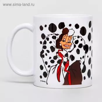 Кружка сублимация Cruella Devil, Villians, 350 мл