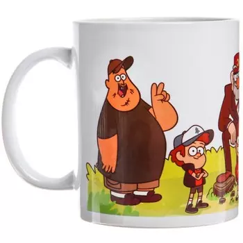 Кружка сублимация, 350 мл, Гравити Фолз