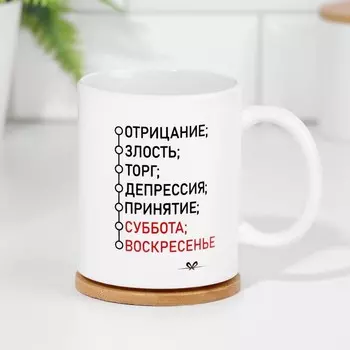Кружка чайная керамическая "Отрицание"