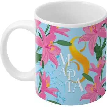 Кружка керамическая «С 8 марта!», 350 мл, Принцессы