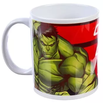 Кружка сублимация, 350 мл "Смелому, сильному, умному", Мстители