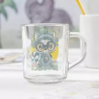 Кружка «Веселые зверюшки», 200 мл, рисунок МИКС