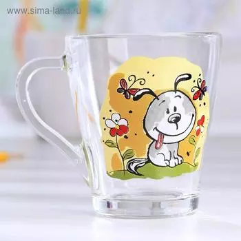 Кружка «Весёлые зверюшки. Щенок», 250 мл