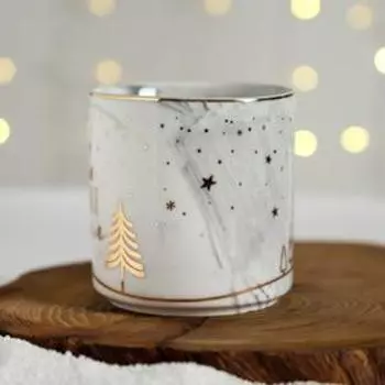 Кружка керамическая «Волшебное время», 350 мл , цвет белый