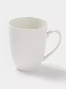 Кружка Доляна White Label, 350 мл, фарфор, белая