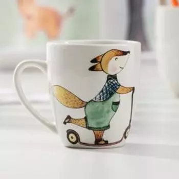 Кружка «Забавные лисята», 240 мл, МИКС