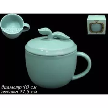 Кружка заварочная с крышкой, в подарочной упаковке