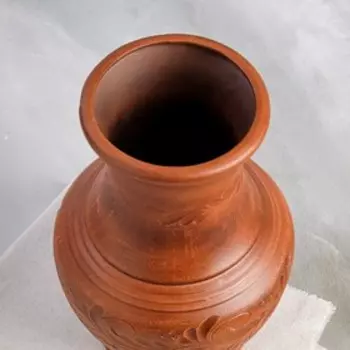 Крынка "Гончарная", декор, красная глина, 2.75 л