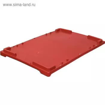 Крышка для ящиков 600x400 красная морозостойкая
