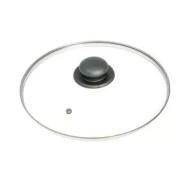 Крышка для сковороды и кастрюли стеклянная, d=26 см, ручка МИКС