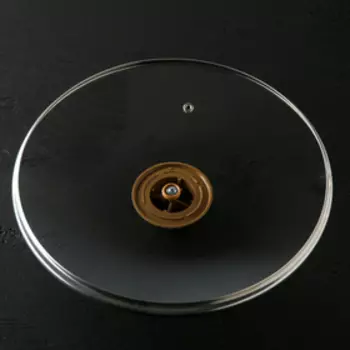 Крышка для сковороды и кастрюли стеклянная, d=28 см, ручка МИКС