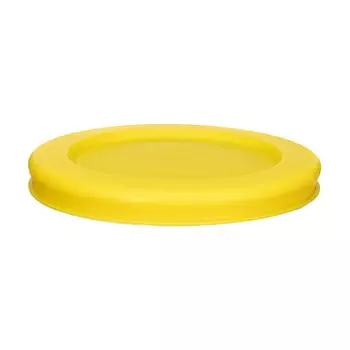 Крышка для стеклянного контейнера Smart Solutions, круглая, цвет жёлтый