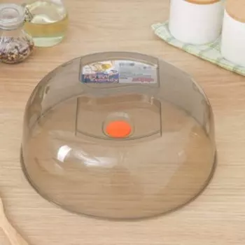 Крышка для СВЧ Виолет, d=26 см, с клапаном, пластик, серый