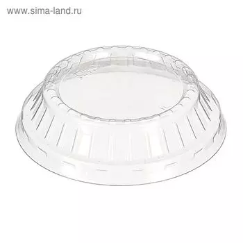 Крышка к контейнеру М-200К (Н) (Т), круглая, цвет прозрачный, размер 10 х 10 х 2,5 см