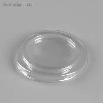 Крышка одноразовая "Прозрачная" диаметр 93 мм