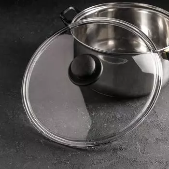 Крышка стеклянная безободковая Basic, d=30 см