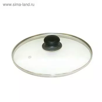 Крышка стеклянная с ручкой 28 см