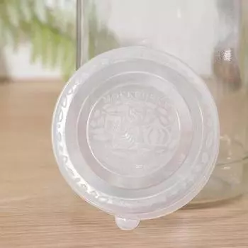 Крышки для холодного консервирования «Москвичка», упаковка 10 шт., ПЭТ 1-82, прозрачная