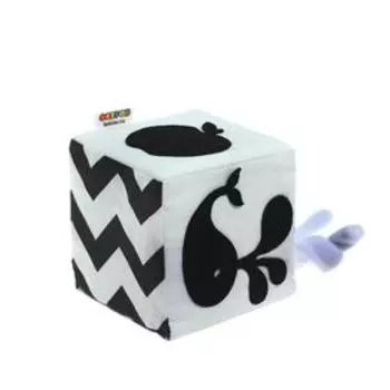 Кубик «Бизикубик. Черно-белый» 9 × 9см