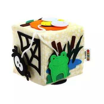 Кубик «Бизикубик. Кто где живёт» 9 9 см