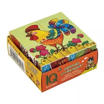 Кубики 4 штуки «Кто живёт в сказке»