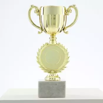 Кубок под нанесение, наградная фигура, золото, подставка камень, 179.55 см