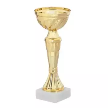 Кубок 162, наградная фигура, золото, подставка камень, 17,8 х 7 х 5 см.