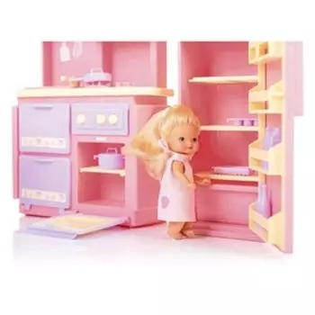 Кухня «Маленькая принцесса», цвет розовый