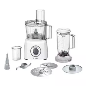 Кухонная машина Bosch MCM 3200W white, 800 Вт, 2.3/1 л, 2 скорости, 3 насадки, белая