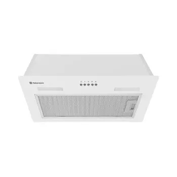 Кухонная вытяжка Hebermann HBFH 60.11 W, встраиваемая, 850 м/ч, 3 скорости, белый