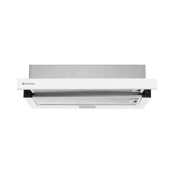 Кухонная вытяжка Hebermann HBFH 60.2 W, встраиваемая, 500 м/ч, 2 скорости, белый