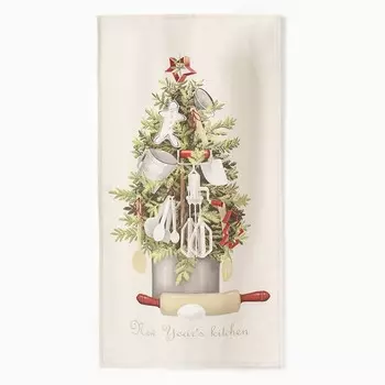Полотенце кухонное: Новый год «"Этель"» New Year`s kitchen 40х70 см, 100% хл, саржа 190 г/м2